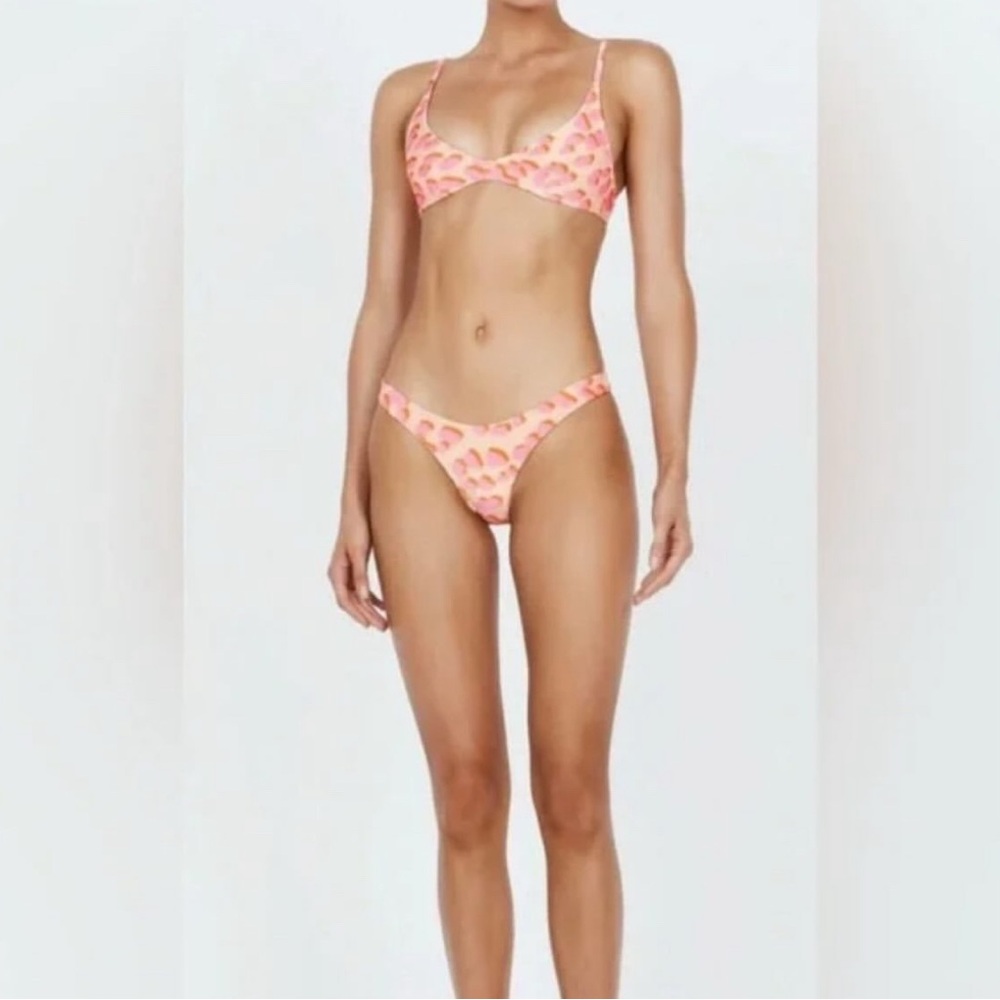 Triangl Swimwear Pink and Orange Bikini